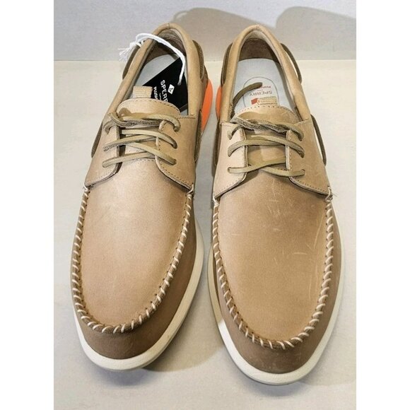 Sperry  Men's Top  Sider A/O Plushwave 2.0  Sand  Boat  Shoes  Size 9 M - Picture 8 of 16